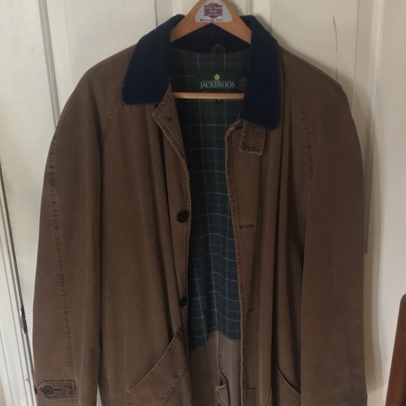 Jackeroos light brown Vintage Trench Coat Duster - Picture 5 of 10